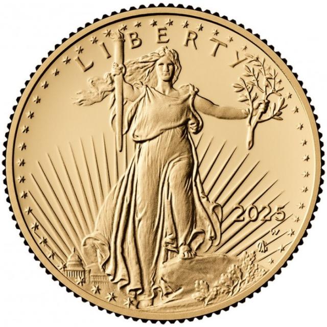 Монета Американський золотий орел, 10 доларів 2025, США, США