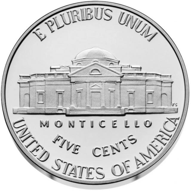 Монета Jefferson Nickel, 5 центів 2025, США, США