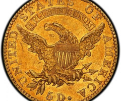 5 доларів 1822, США, США