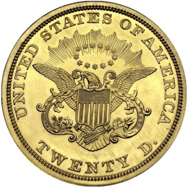 Монета Подвійний орел, 20 доларів 1849, США, США