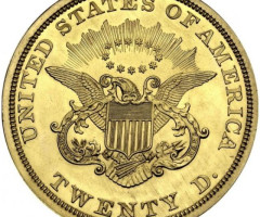 Монета Подвійний орел, 20 доларів 1849, США, США