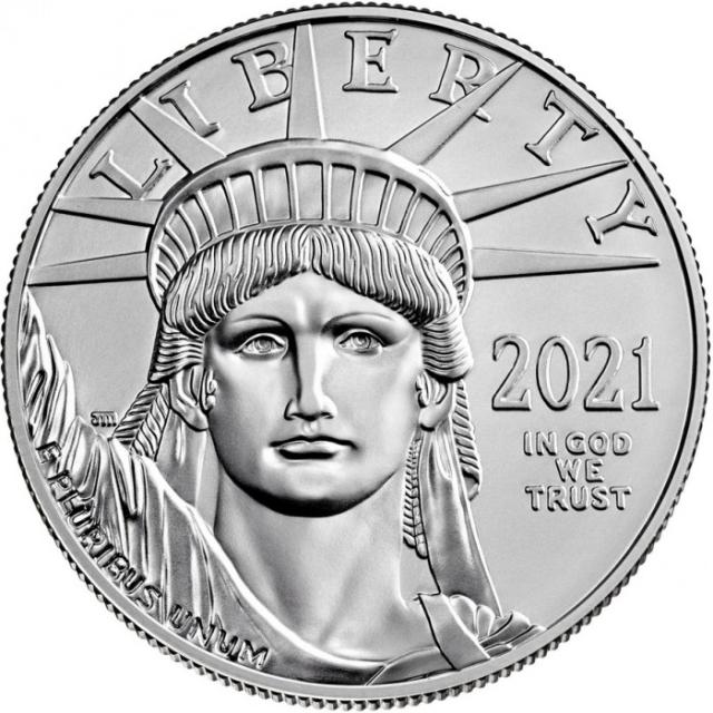 Монета Американський Платиновий орел, 100 доларів 2021, США, США