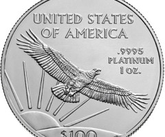 Монета Американський Платиновий орел, 100 доларів 2021, США, США