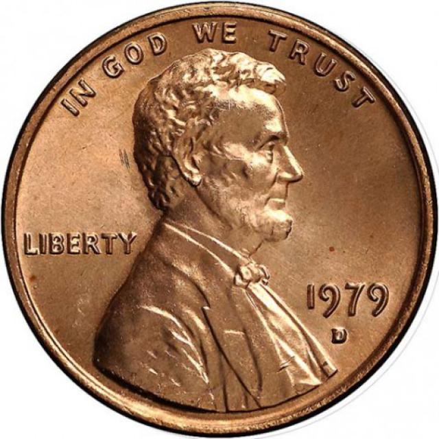 Монета Lincoln Cent, 1 цент 1979, США, США