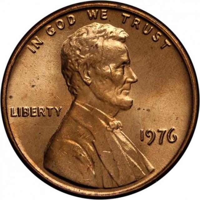 Монета Lincoln Cent, 1 цент 1976, США, США