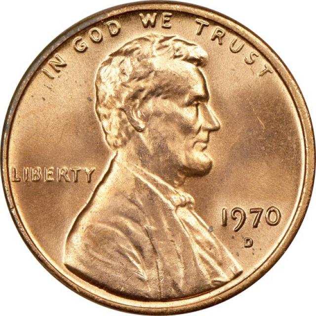 Монета Lincoln Cent, 1 цент 1970, США, США