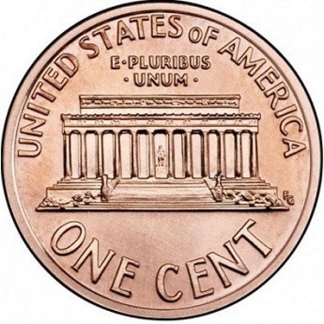 Монета Lincoln Cent, 1 цент 2004, США, США