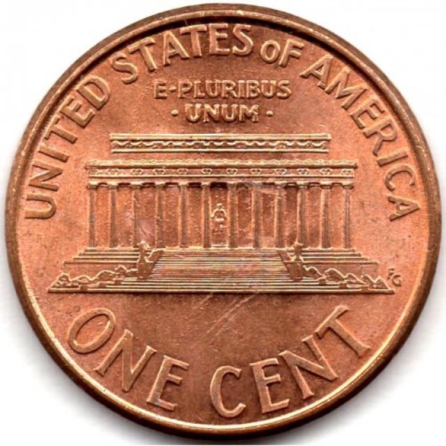 Монета Lincoln Cent, 1 цент 2001, США, США