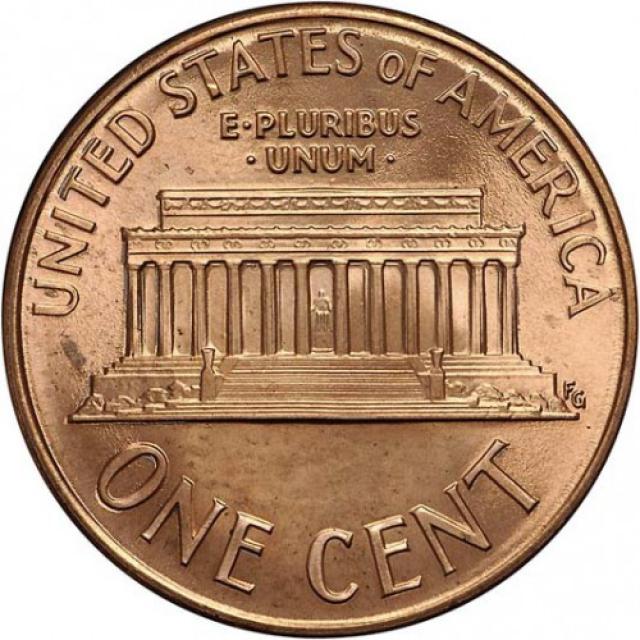 Монета Lincoln Cent, 1 цент 1989, США, США
