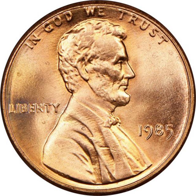 Монета Lincoln Cent, 1 цент 1985, США, США