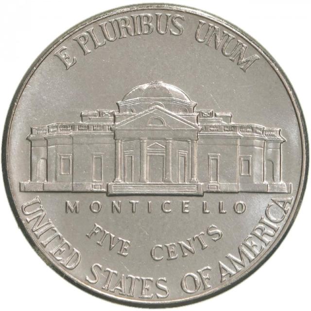 Монета Jefferson Nickel, 5 центів 2001, США, США