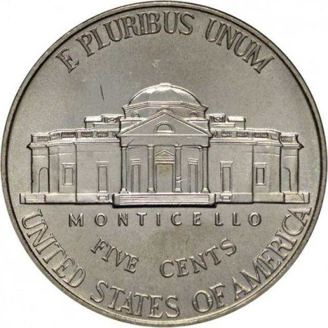 Монета Jefferson Nickel, 5 центів 1998, США, США