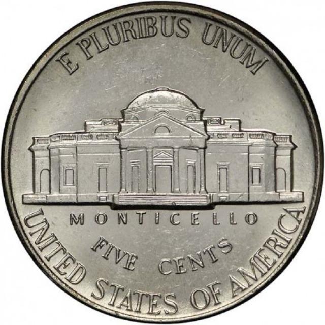 Монета Jefferson Nickel, 5 центів 1995, США, США