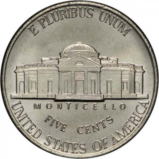 Монета Jefferson Nickel, 5 центів 1992, США, США