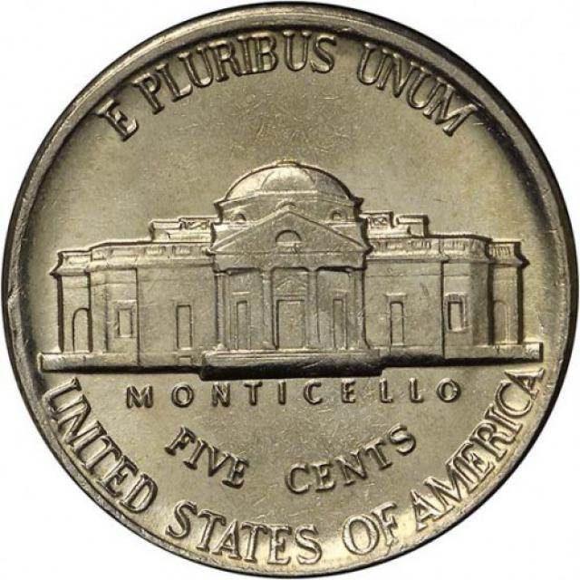 Монета Jefferson Nickel, 5 центів 1986, США, США