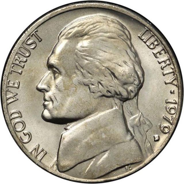 Монета Jefferson Nickel, 5 центів 1979, США, США