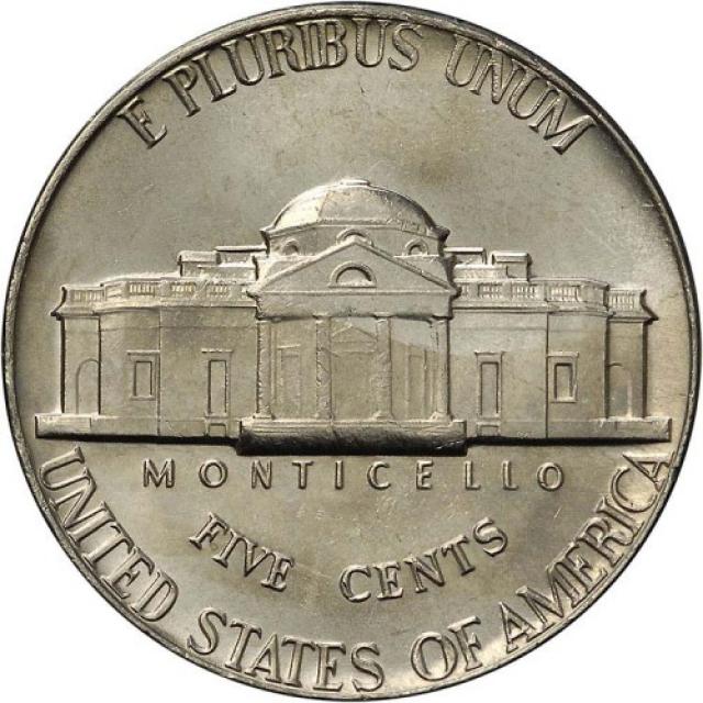 Монета Jefferson Nickel, 5 центів 1975, США, США