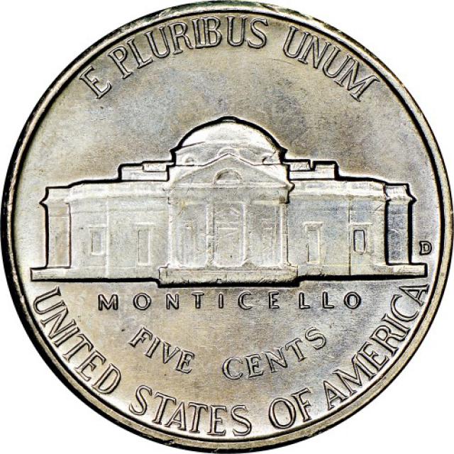 Монета Jefferson Nickel, 5 центів 1960, США, США