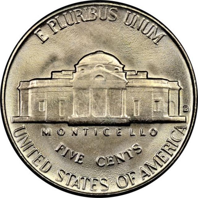 Монета Jefferson Nickel, 5 центів 1953, США, США