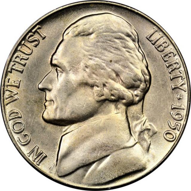 Монета Jefferson Nickel, 5 центів 1950, США, США