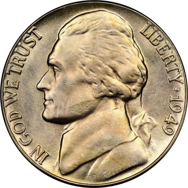 Монета Jefferson Nickel, 5 центів 1949, США, США