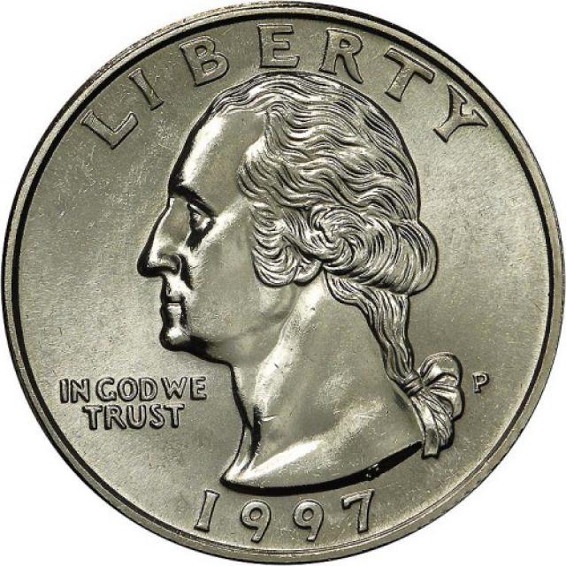 Монета Чверть долара (Вашингтон), ¼ долара 1997, США, США