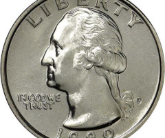 Монета Чверть долара (Вашингтон), ¼ долара 1990, США, США