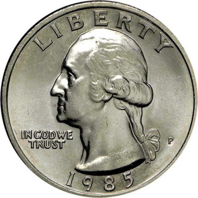 Монета Чверть долара (Вашингтон), ¼ долара 1985, США, США