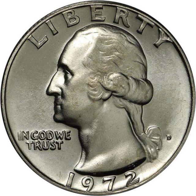 Монета Чверть долара (Вашингтон), ¼ долара 1972, США, США