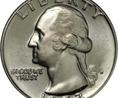 Монета Чверть долара (Вашингтон), ¼ долара 1972, США, США