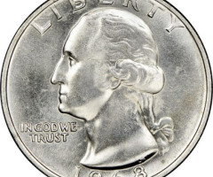 Монета Чверть долара (Вашингтон), ¼ долара 1968, США, США