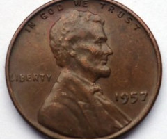 1 цент 1957, США, США