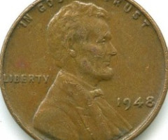 1 цент 1948, США, США