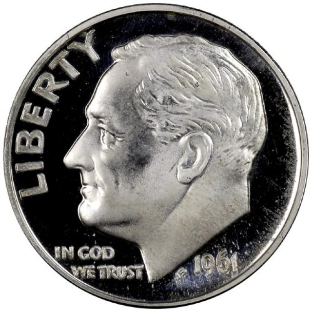 Монета Silver Roosevelt Dime, 1 дайм 1961, США, США