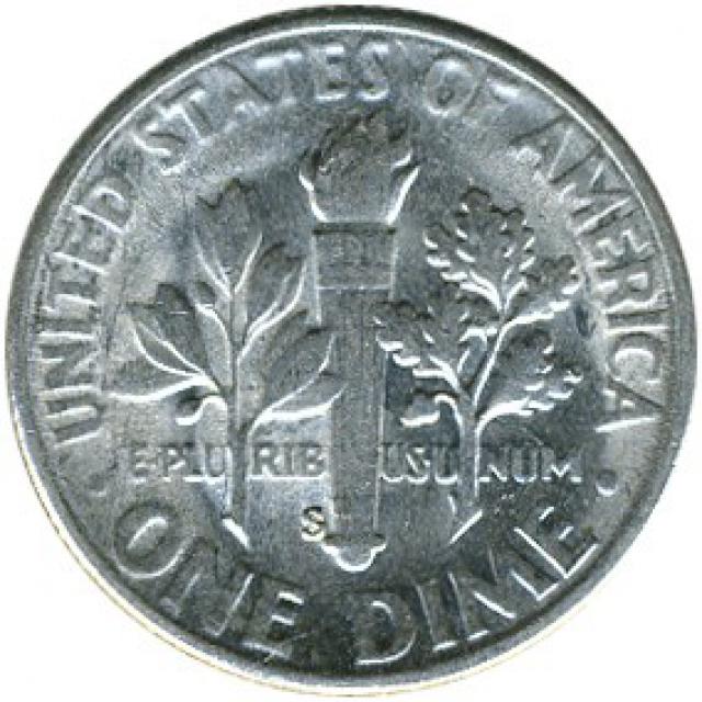 Монета Silver Roosevelt Dime, 1 дайм 1955, США, США