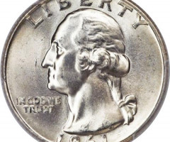 Монета Чверть долара (Вашингтон), ¼ долара 1961, США, США
