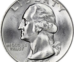 Монета Чверть долара (Вашингтон), ¼ долара 1955, США, США