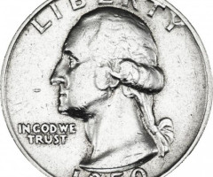 Монета Чверть долара (Вашингтон), ¼ долара 1950, США, США