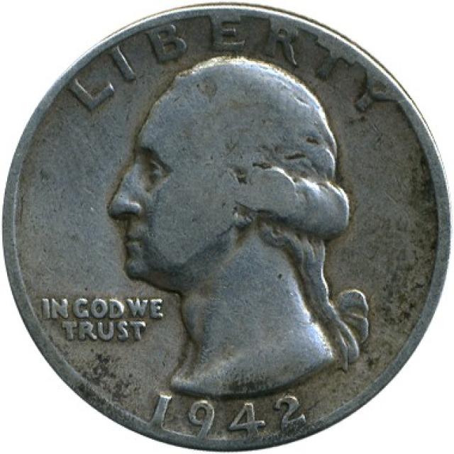 Монета Чверть долара (Вашингтон), ¼ долара 1942, США, США