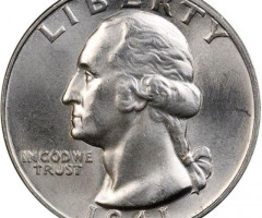 Монета Чверть долара (Вашингтон), ¼ долара 1941, США, США