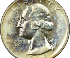 Монета Чверть долара (Вашингтон), ¼ долара 1938, США, США