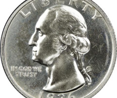 Монета Чверть долара (Вашингтон), ¼ долара 1936, США, США
