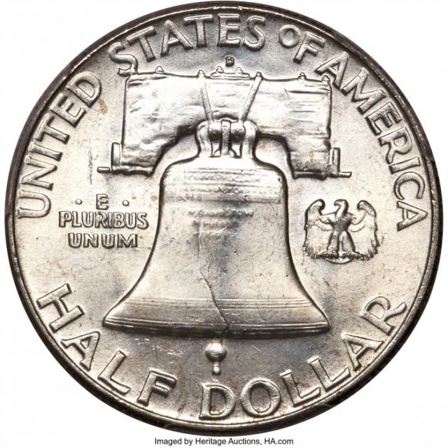 Монета Franklin Half Dollar, ½ долара 1962, США, США