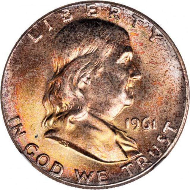 Монета Franklin Half Dollar, ½ долара 1961, США, США