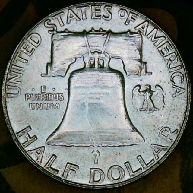 Монета Franklin Half Dollar, ½ долара 1956, США, США