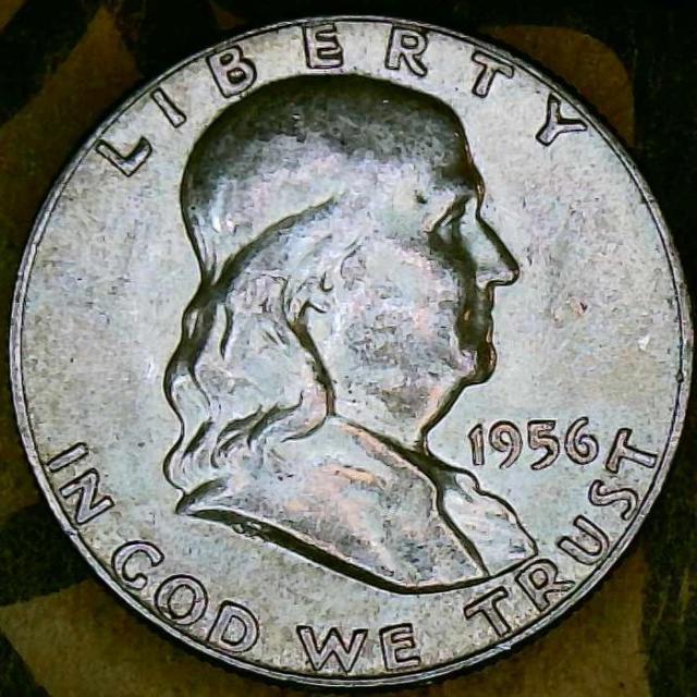 Монета Franklin Half Dollar, ½ долара 1956, США, США