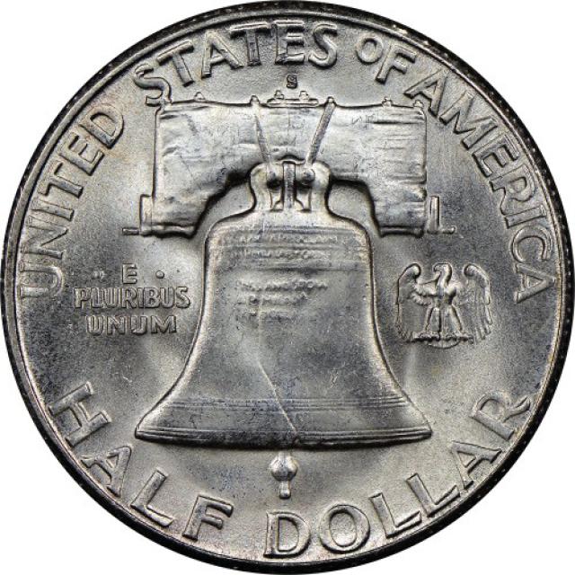 Монета Franklin Half Dollar, ½ долара 1952, США, США