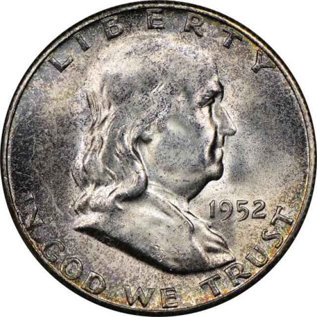 Монета Franklin Half Dollar, ½ долара 1952, США, США