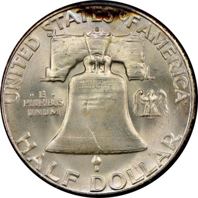 Монета Franklin Half Dollar, ½ долара 1951, США, США