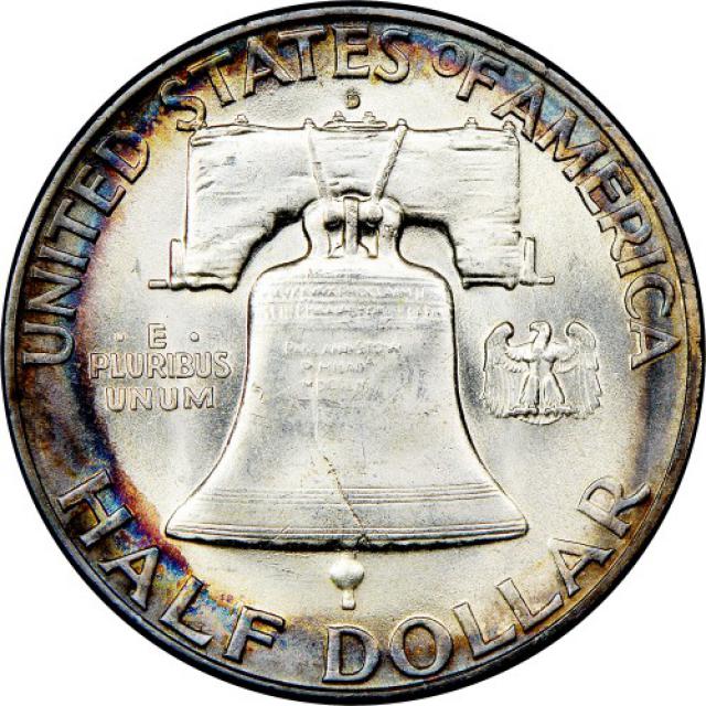 Монета Franklin Half Dollar, ½ долара 1950, США, США